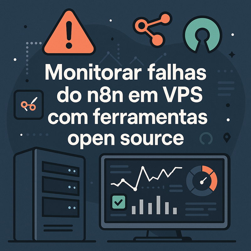 Como monitorar falhas do n8n em VPS com ferramentas open source