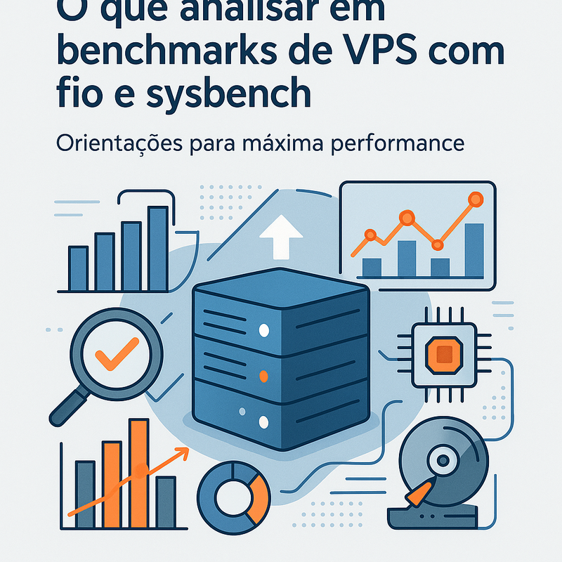 O que analisar em benchmarks de VPS com fio e sysbench para máxima performance