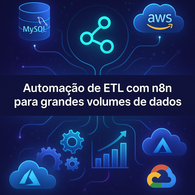 Automação de ETL com n8n para grandes volumes de dados: integração com bancos e nuvem