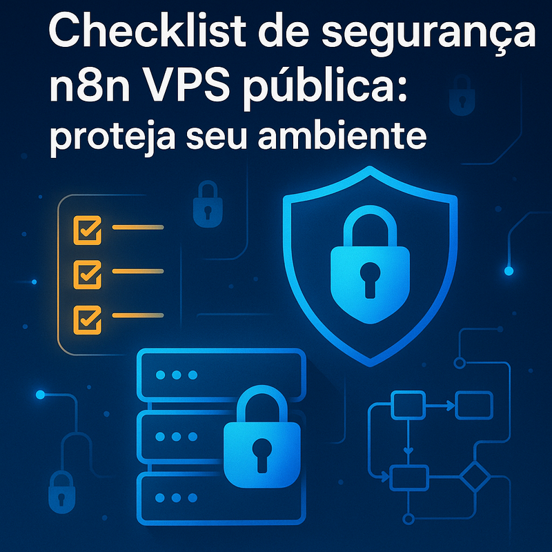 Checklist de segurança n8n VPS pública: proteja seu ambiente