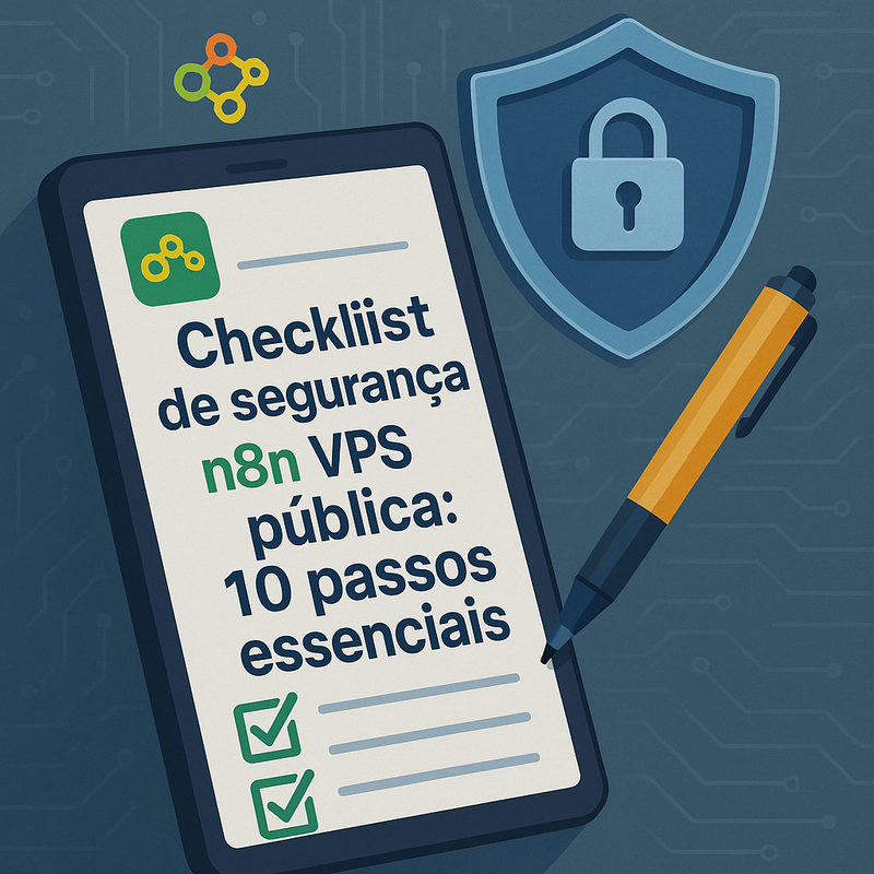 Checklist de segurança n8n VPS pública: 10 passos essenciais