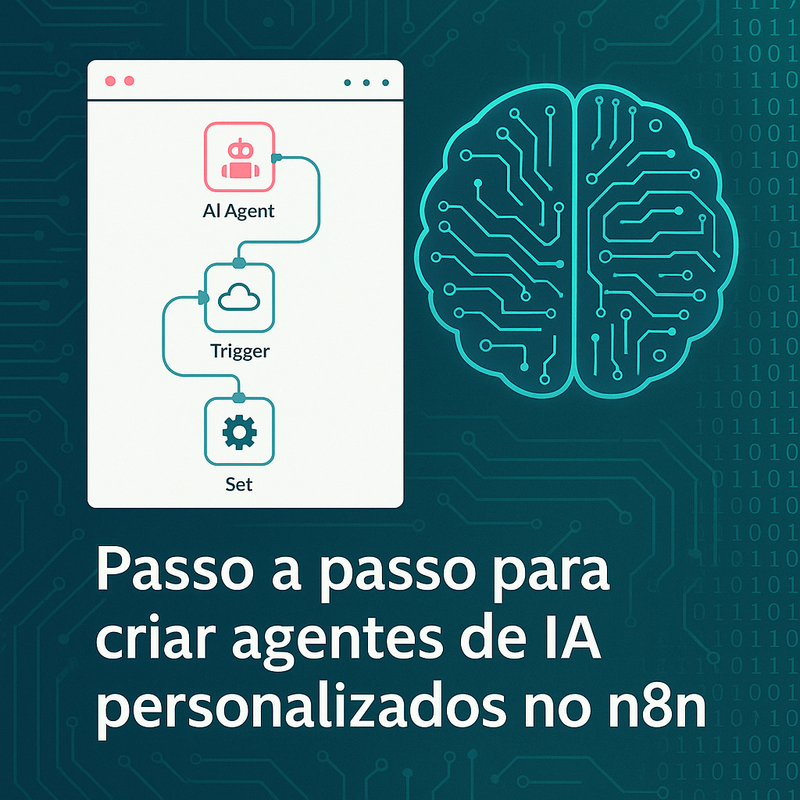 Passo a passo para criar agentes de IA personalizados no n8n