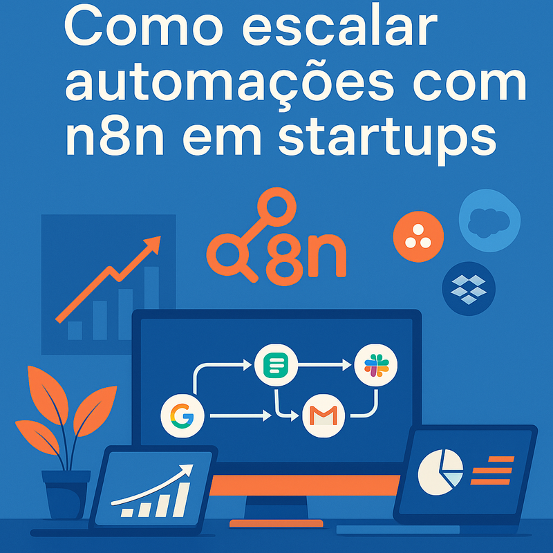 Como escalar automações com n8n em startups: performance, custos e SaaS