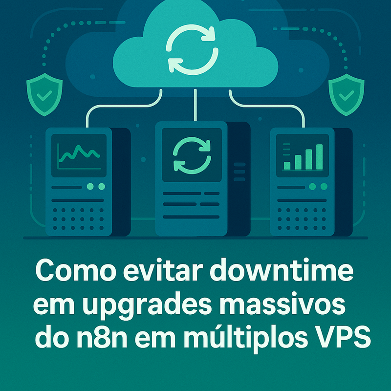 Como evitar downtime em upgrades massivos do n8n em múltiplos VPS