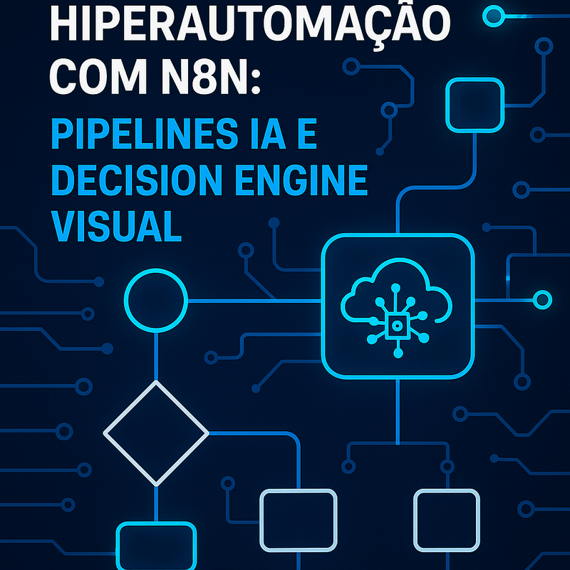 Hiperautomação com n8n: pipelines IA e decision engine visual