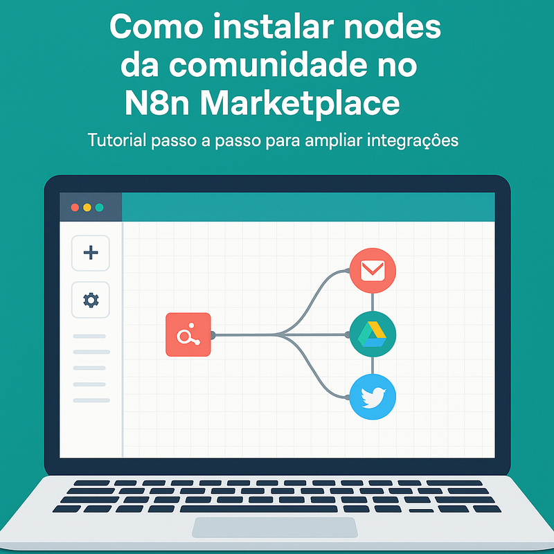 Como instalar nodes da comunidade no N8n Marketplace para ampliar integrações