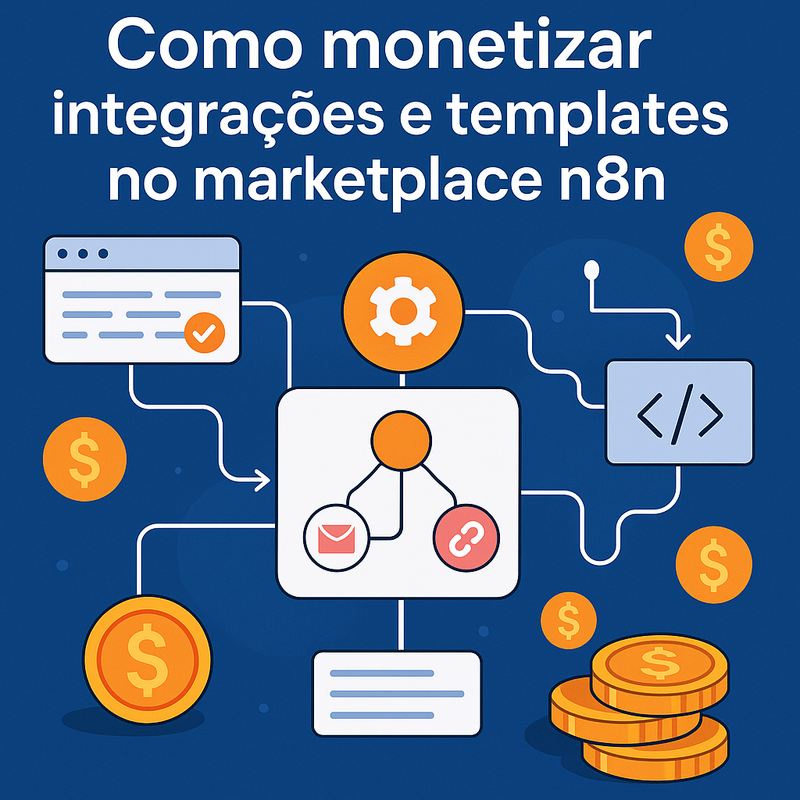 Como monetizar integrações e templates no marketplace n8n