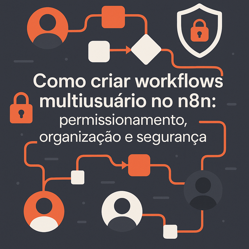 Como criar workflows multiusuário no n8n: permissionamento, organização e segurança