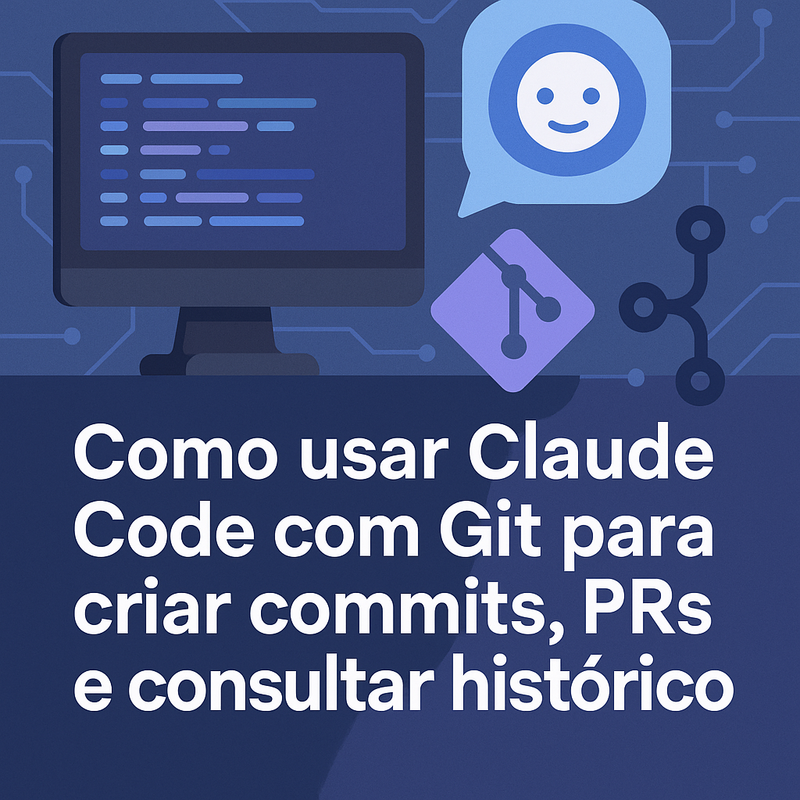 Como usar Claude Code com Git para criar commits, PRs e consultar histórico